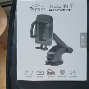 GRIP - All-In-1 Cell Phone Mount for Car, Boat, Etc. Like new condition.